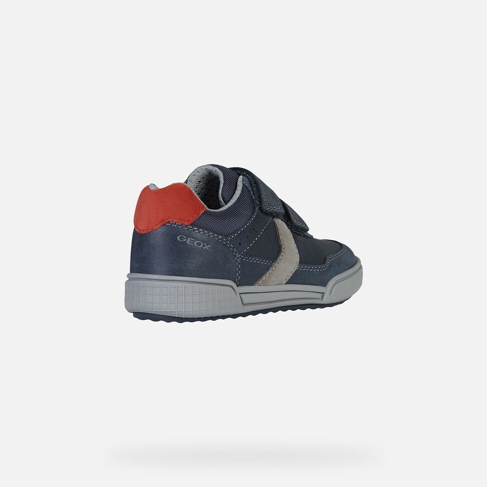 Geox Sneakers Navy Poseido - Geox Boys Shoes - GYXLRF928